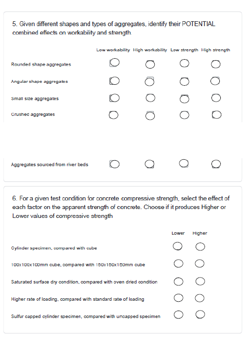 5 Given Different Shapes And Types Of Aggregates Identify Their Potential Combined Effects On Workability And Strength 1