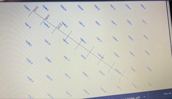 Module 6 Assignment 2 V2 Part 1 Refer To The Grid Of Spot Elevations On The Following Page Interpolate Between The Gri 2