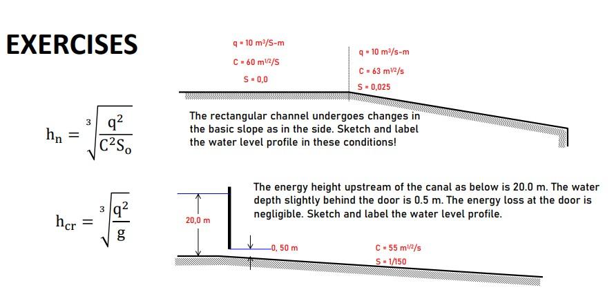 Exercises 9 10 M S M C 60m1 2 5 5 0 0 9 10 M S M C 63m12 S S 0 025 Hn 3 92 Q2 C2s The Rectangular Channel Undergoe 1
