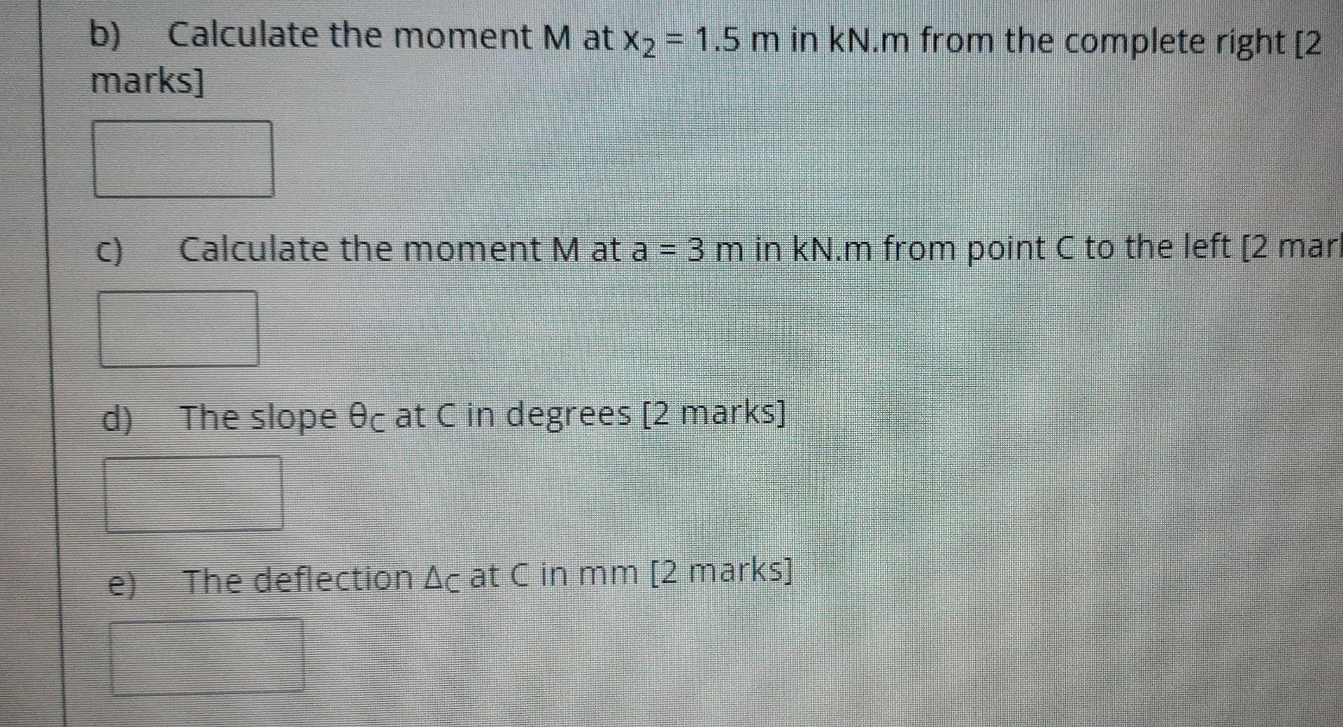 Please Answer The Following With Working Thank You 2