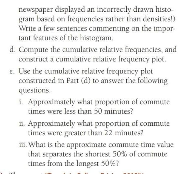 3 28 U S Census Data For San Luis Obispo County California Were Used To Construct The Following Frequency Distribut 2