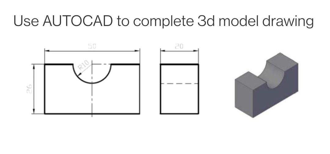 Please Complete Those 3d Model Drawing As Soon As Possible Thanks 1 2 3 2
