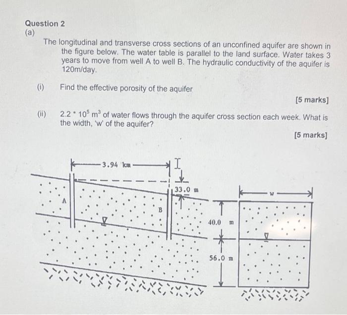 Question 1 A System Of Two Surface Reservoirs Is Given In The Figure Below The Upstream Reservoir Is Built To Generate 2