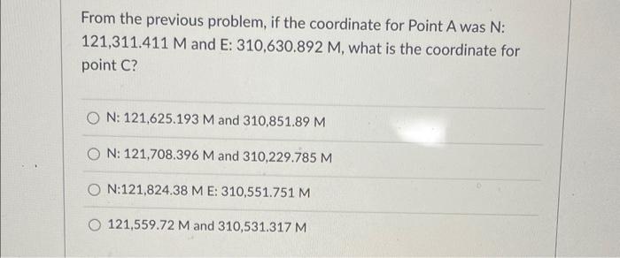 Question 10 8 Pts Balance The Following Interior Angles To The Right For A Polygon Traverse Compute The Azimuths Assumi 6
