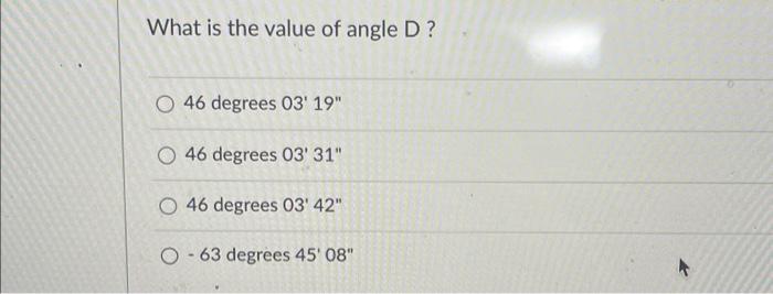 Question 10 8 Pts Balance The Following Interior Angles To The Right For A Polygon Traverse Compute The Azimuths Assumi 8