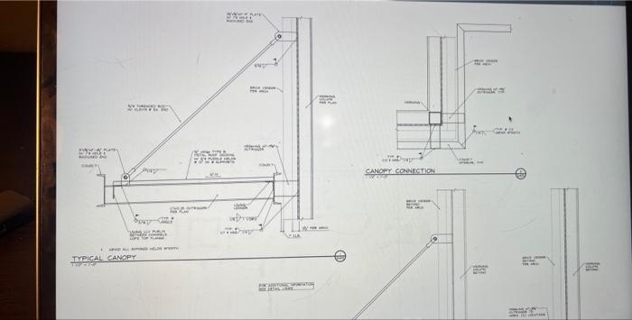 Question 1 Steel Beams Qto 40 Points Calculate Total Quantity Of Steel Horizontal Members Only For The North Canopy 9