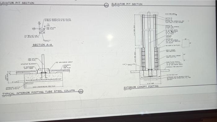 Question 1 Steel Beams Qto 40 Points Calculate Total Quantity Of Steel Horizontal Members Only For The North Canopy 12