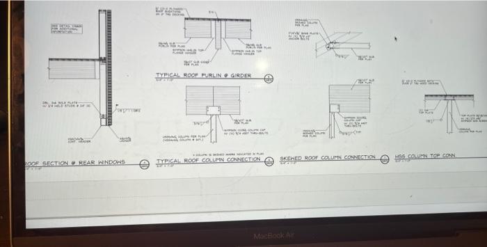 Question 1 Steel Beams Qto 40 Points Calculate Total Quantity Of Steel Horizontal Members Only For The North Canopy 19