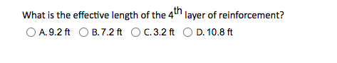 Question 5 A 20 Ft High Mse Wall Is To Be Designed Using Geogrid Reinforcement To Support A Roadway Segment By 1 10 Eb I 4
