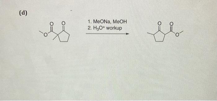 Part 5 Mechanisms Provide A Mechanism For Three Of The Following Reactions Shown Below And Put An X Through The One Y 3