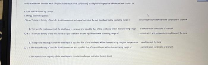 In Any Stred Tark Proces What Simplications En Fren Cordes Ensingtone En Phyical Properties With Respect To Tomass Bala 1