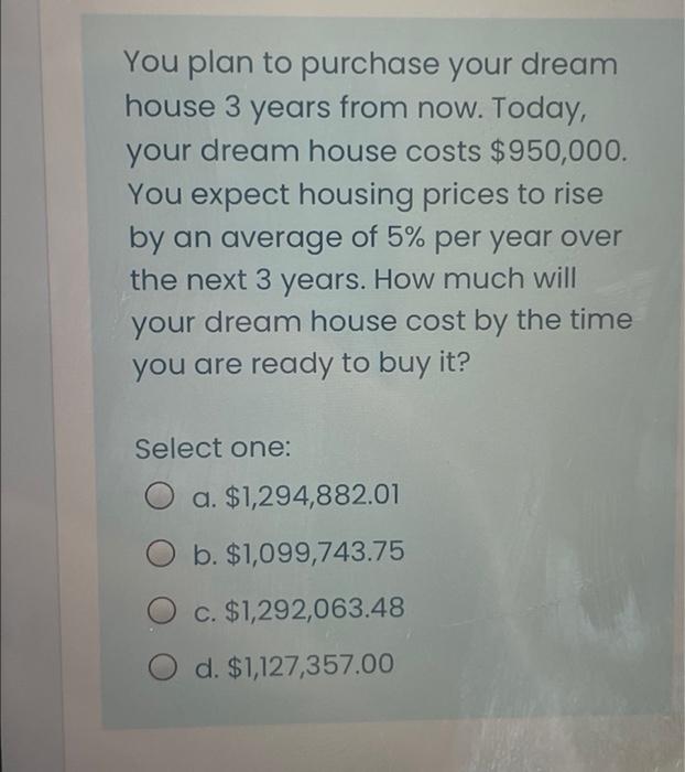 You Work For Fintech Company With An Annual Salary Of 90 000 What Will Be Your Annual Salary 20 Years From Now Assumin 5