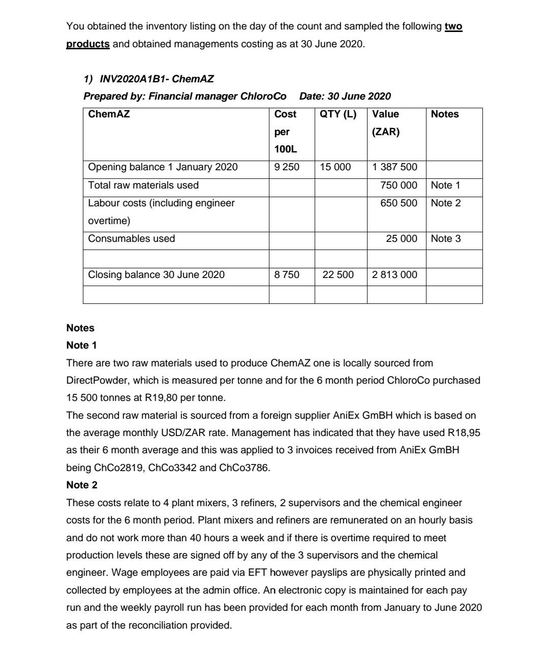 Read The Case Study Below And Answer The Questions That Follow You Are The Audit Senior At Newpoint Incorporated New 5
