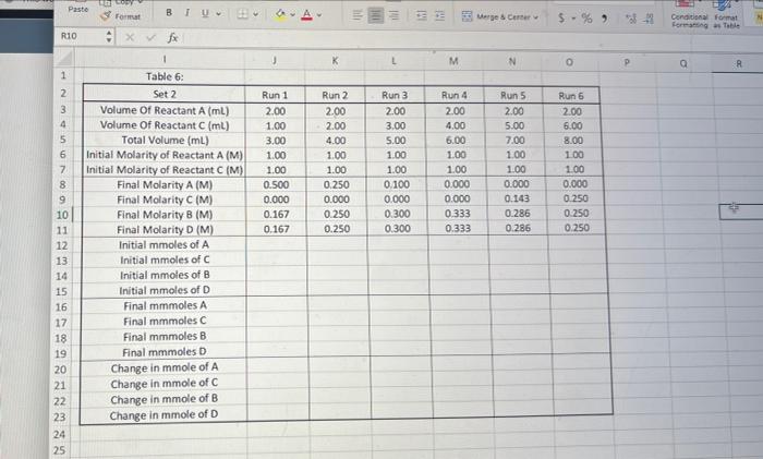 Zoom 2 Page Of 6 3 Use An Excel Formula And Fill Across To Calculate All Trials In The Set In The Appropriate Row 3