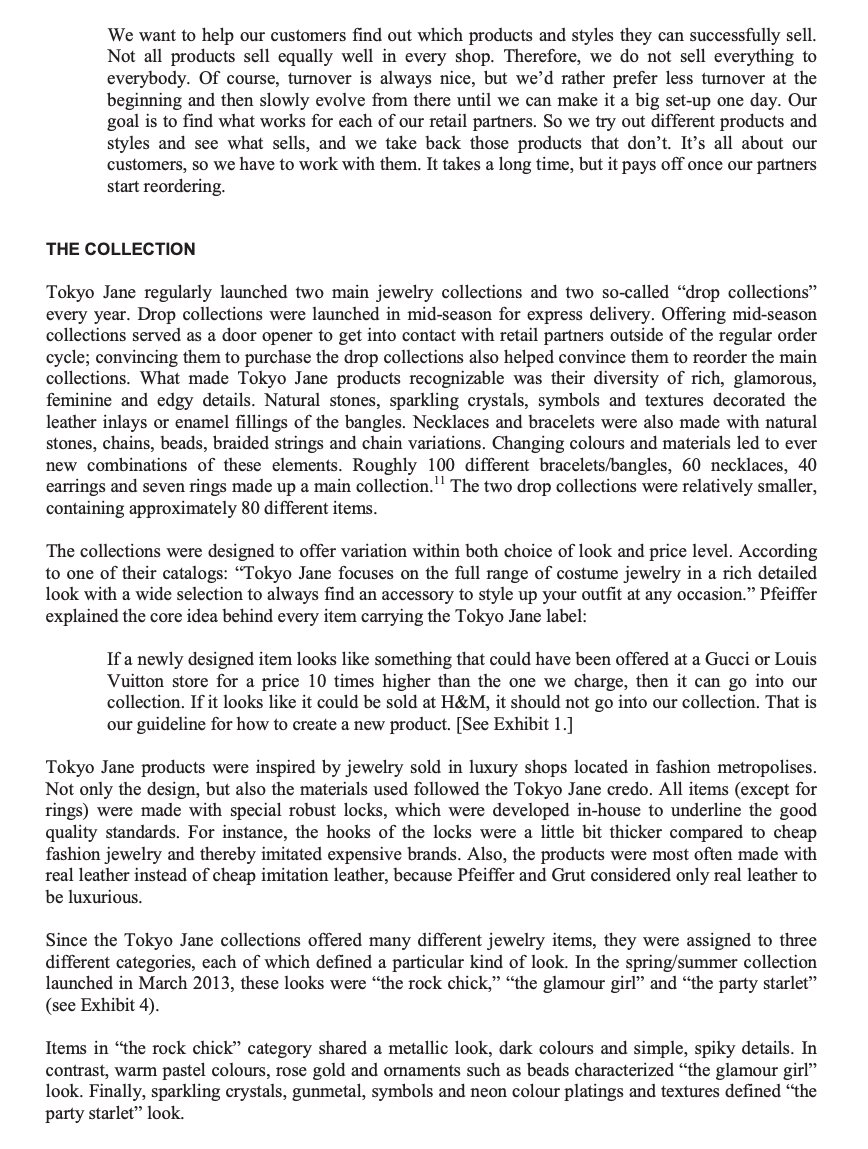 1 At The Time Of The Case Study Tokyo Jane Has An Image Issue What Would Be The Steps In The Planning Process To Deter 6