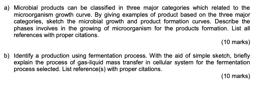 A Microbial Products Can Be Classified In Three Major Categories Which Related To The Microorganism Growth Curve By Gi 1