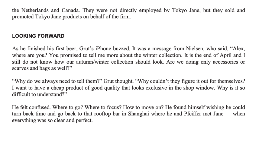 1 At The Time Of The Case Study Tokyo Jane Has An Image Issue What Would Be The Steps In The Planning Process To Deter 8