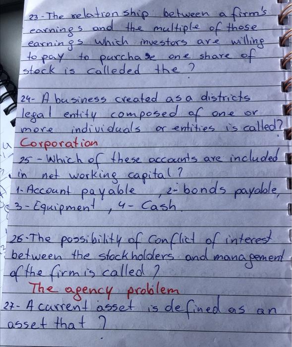 2 14 In The Securities Are Bought And Sold After The Original Sale 2 Secondary Markets 15 Which Of The Following Def 3