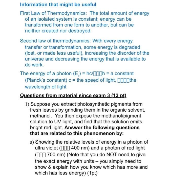 Information That Might Be Useful First Law Of Thermodynamics The Total Amount Of Energy Of An Isolated System Is Consta 1