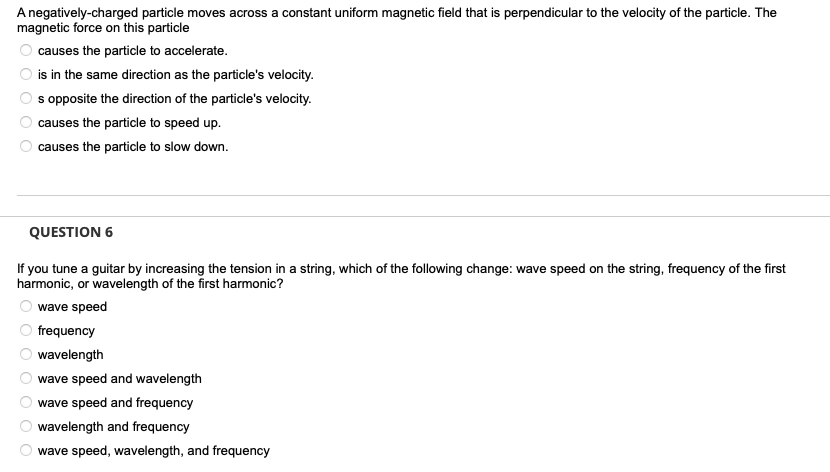 A Negatively Charged Particle Moves Across A Constant Uniform Magnetic Field That Is Perpendicular To The Velocity Of Th 1