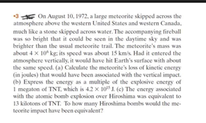 3 On August 10 1972 A Large Meteorite Skipped Across The Atmosphere Above The Western United States And Western Canada 1