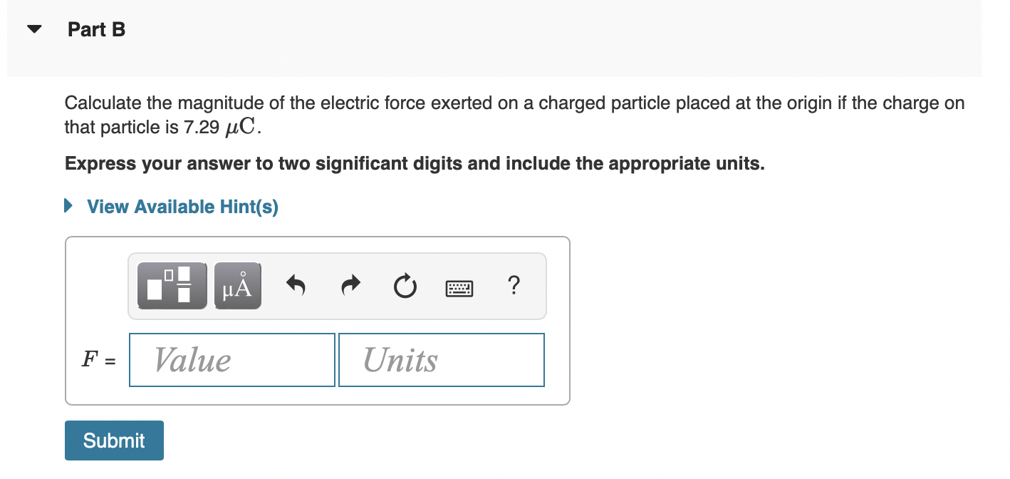 A Particle Carrying A Charge Of 32 0 Nc Is Located At 10 0 Nm 95 0 Nm And A Particle Carrying A Charge Of 98 0 Nc 3