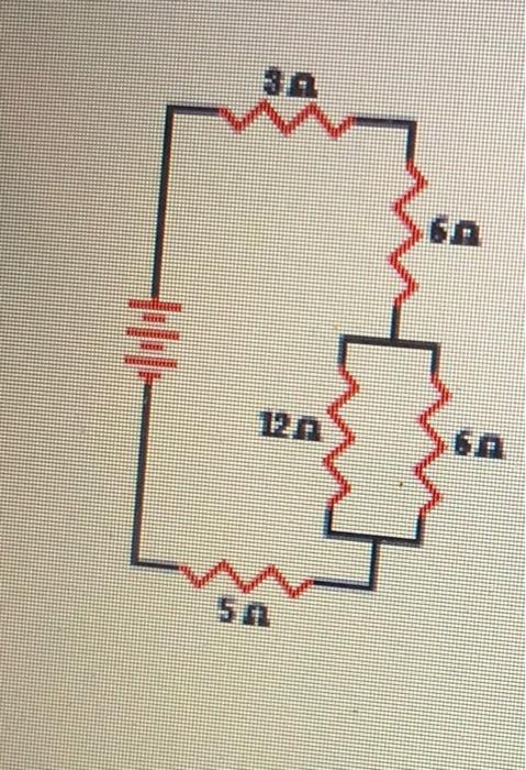 Consider The Chcuit Below The Current In The 6 Ohm Resistor In Parallel Ts The Current In The 12 Ohm Resistor In Paralle 3