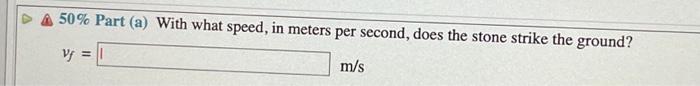 18 Problem 1 A Student Standing On A Cliff Throws A Projectile From A Vertical Height D 8 0 M Above The Level Grou 3