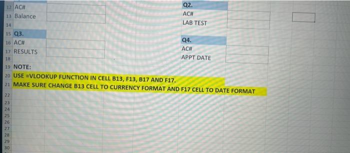 1 Ac 2 A11 3 A22 4 A6 5 A20 6 B6 7 C5 8 D4 9 D1 Patient Name Eva Wong Pat Luise King Kong John Joe Tom Cruise Raj Kumar 2