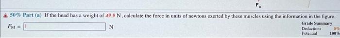 9 Problem 8 Even When The Head Is Held Erect As Shown In The Figure Its Center Of Mass Is Not Directly Over The Pr 3