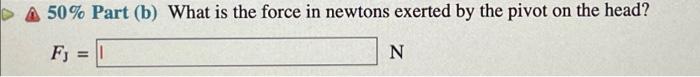 9 Problem 8 Even When The Head Is Held Erect As Shown In The Figure Its Center Of Mass Is Not Directly Over The Pr 4