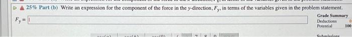 18 Problem 9 A Force Is Acting On A Block With A Magnitude Of F 119 N The Force Makes An Angle Of 17 With Re 4