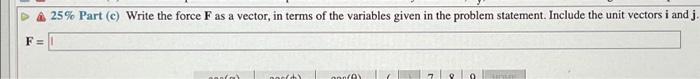 18 Problem 9 A Force Is Acting On A Block With A Magnitude Of F 119 N The Force Makes An Angle Of 17 With Re 5