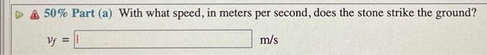 18 Problem 1 A Student Standing On A Cliff Throws A Projectile From A Vertical Height D 8 0 M Above The Level Groun 2