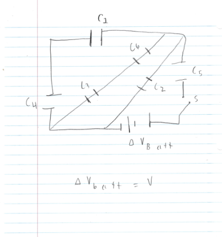 The Capacitance Of Each Capacitor Is Of The Form Cn Nc For All N E G C1 C C4 4c Etc As In The Figure Of T 1