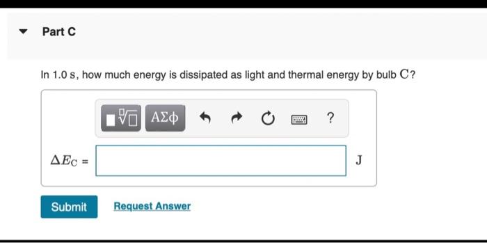4 18 1 El 5ge Done 1 Of 2 Na In We 10a 414 D T C Part C In 1 0s How Much Energy Is Dissipated As Light And Thermal E 5