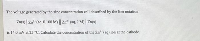For The Cell Shown The Measured Cell Potential Eceil Is 0 3675 V At 25 C Pt S H 8 0 889 Atm H Aq M 4