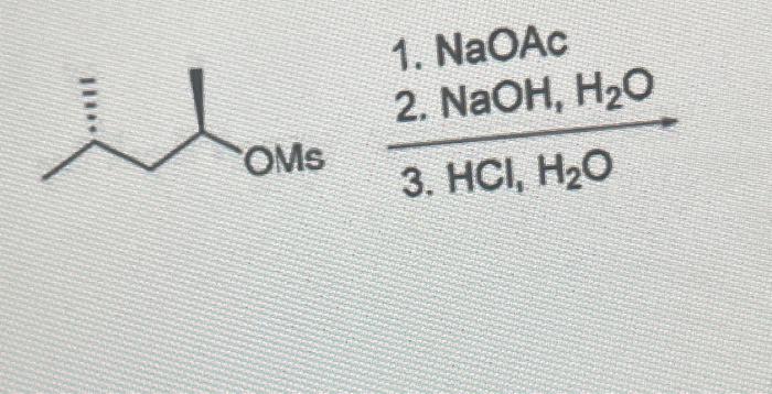 11 1 Naoac 2 Naoh H2o 3 Hci H20 Oms 1