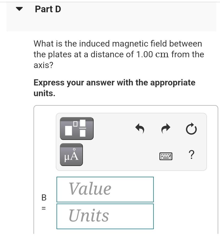 9 Of 13 A Parallel Plate Air Filled Capacitor Is Being Charged As In The Circular Plates Have Radius B Ic Ic B 4 0 5