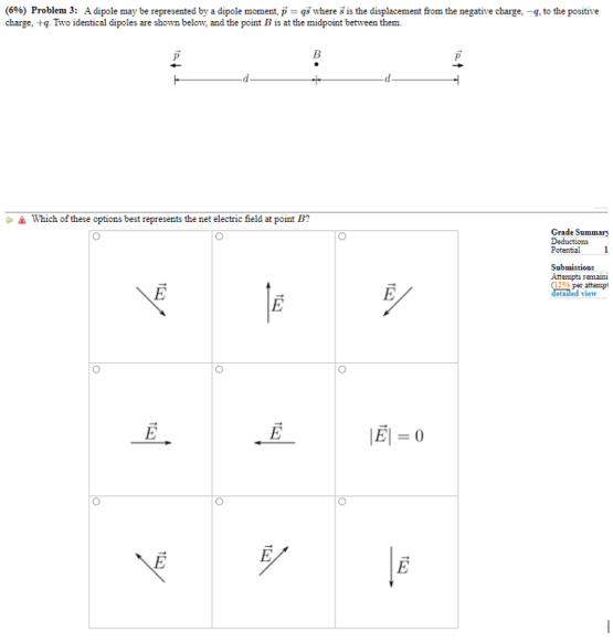 64 Problem 3 A Dipole May Be Represented By A Dipole Moment P Qs Where 5 Is The Displacement From The Negative Cha 1