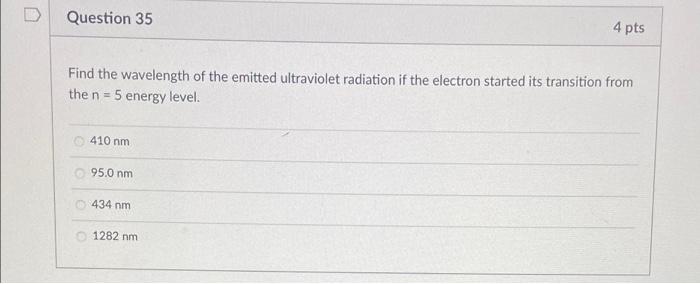 Question 31 4 Pts A 560 Nm Light Wave In Air Passes From Air Into Crown Glass What Is The Wavelength Of This Light Wave 4