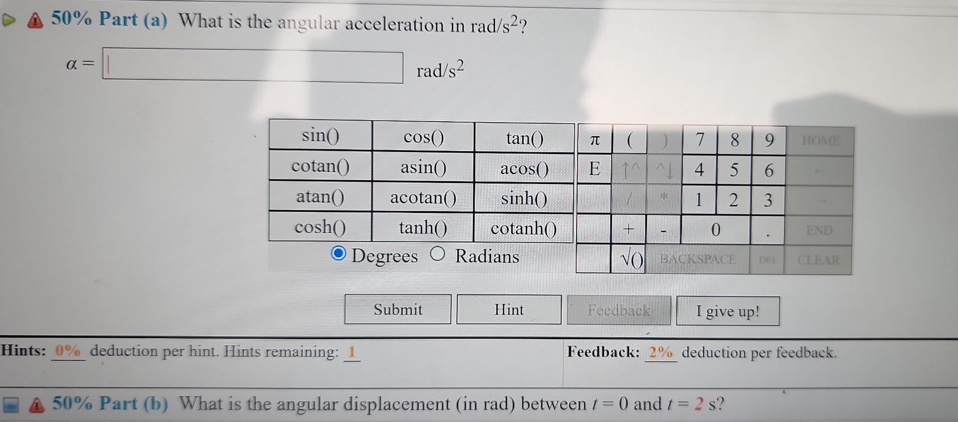 0 Rad S 500 400 300 200 100 0 1 S 0 1 2 3 4 5 3 4 5 6 7 8 9 10 8 Problem 8 An Object Rotates On A Fixed Axis 3