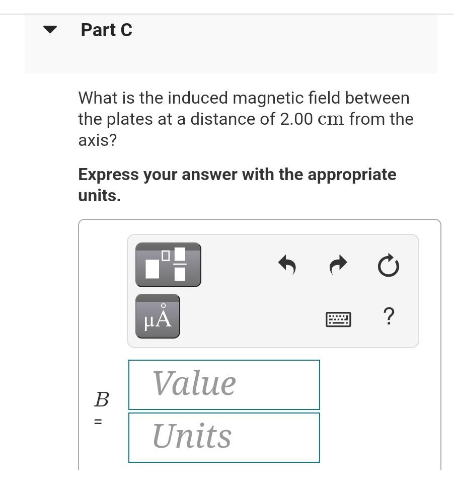 9 Of 13 A Parallel Plate Air Filled Capacitor Is Being Charged As In The Circular Plates Have Radius B R Ic Ic 4 0 4