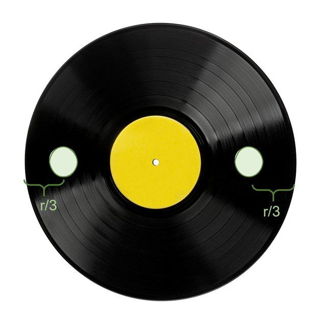 A Turntable With Mass 130 G And Radius R Is Spinning Horizontally On A Table With An Angular Speed Of 50 0 Rpm Two Ball 1