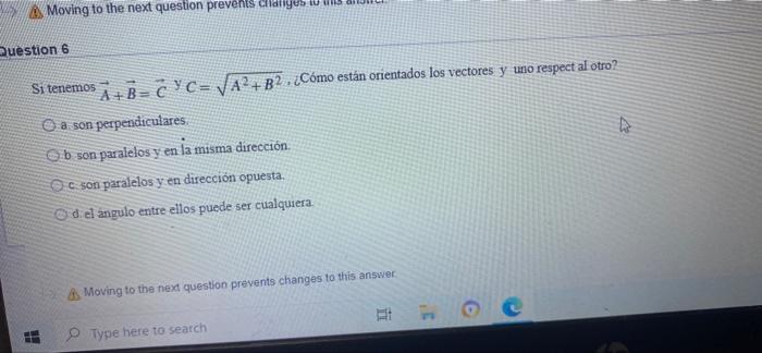 Moving To The Next Question Prevents Changes Will Question 6 Si Tenemos I B C C Va2 B2 Ccomo Estan Orientados Los 1