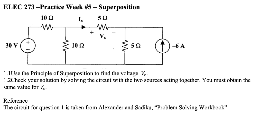 Random Answers Will Be Reported Thanks 5 1 This Elec 273 Basic Circuit Analysis 1