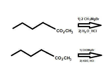 1 2 Ch 3mgbr Co2ch32 H20 Hci 1 Ch3mgbr Co2ch3 2 H20 Hci 1