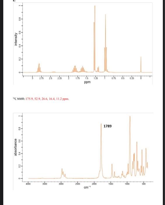 Uaing The Spectra Identify And Draw The Product With The Molecular Formula C5h9cio Vitensity Dom Camr 193 528 1789 Ban 3