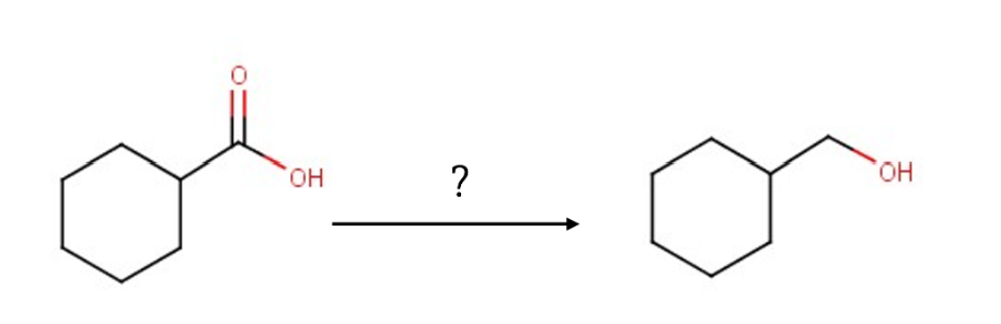 Which Reagent Is Needed To Carry Out The Following Reaction A Thf B Lialh4 H3o C Kmno4 H2o D Ccp 1