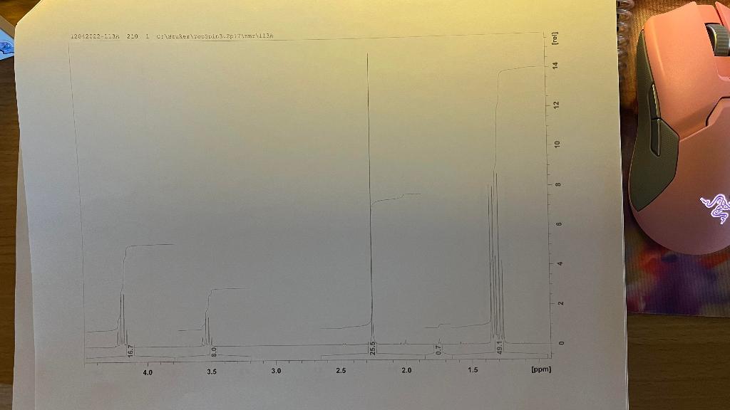 Identify The Compound Name And Structure By Using Ir And Nmr Data Molar Mass Is 144 2 G Mol 1